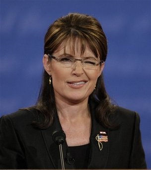 Palin winks